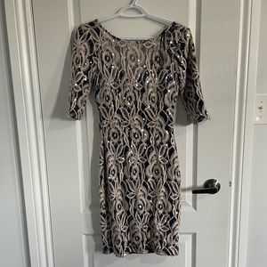 Le Chateau Lace Sparkle Dress
